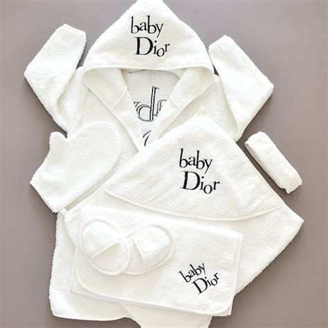 couverture baby dior|baby Dior bathrobe.